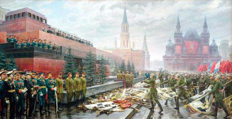 Цвет победы - красный